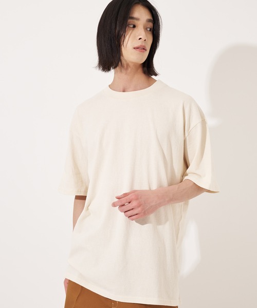 FRUIT OF THE LOOM(フルーツオブザルーム)の「USA HALF SLEEVE BIG T / Tシャツ / 半袖 / トップス / シンプル / カジュアル / 無地 / ユニセックス(Tシャツ/カットソー・メンズ・アイボリー/ホワイト・XL/L/M/S)」の5枚目の写真