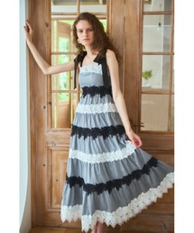 エステラケー　ワンピース セール】Margarita Dress Vネックスイッチングドレス