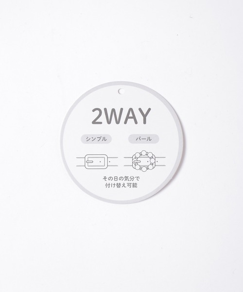 Honeys（ハニーズ）の「バックル２ｗａｙパンプス（パンプス・レディース・ブラック/アイボリー/パープル系その他/モカ・22.5/24.5/23.5/24.0/23.0）」の5枚目の写真