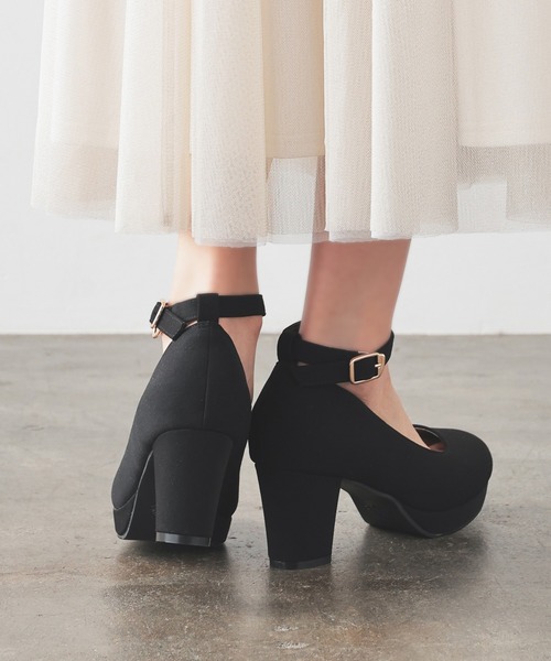 Honeys（ハニーズ）の「バックル２ｗａｙパンプス（パンプス・レディース・ブラック/アイボリー/パープル系その他/モカ・22.5/24.5/23.5/24.0/23.0）」の14枚目の写真