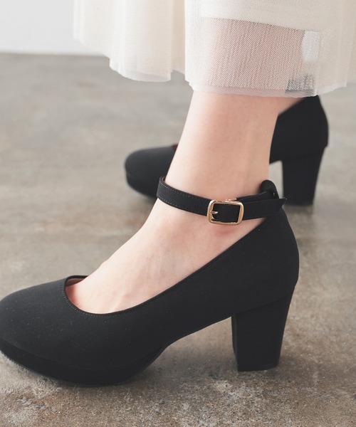 Honeys（ハニーズ）の「バックル２ｗａｙパンプス（パンプス・レディース・ブラック/アイボリー/パープル系その他/モカ・22.5/24.5/23.5/24.0/23.0）」の15枚目の写真