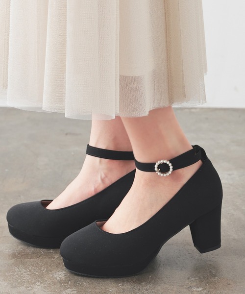 Honeys（ハニーズ）の「バックル２ｗａｙパンプス（パンプス・レディース・ブラック/アイボリー/パープル系その他/モカ・22.5/24.5/23.5/24.0/23.0）」の16枚目の写真