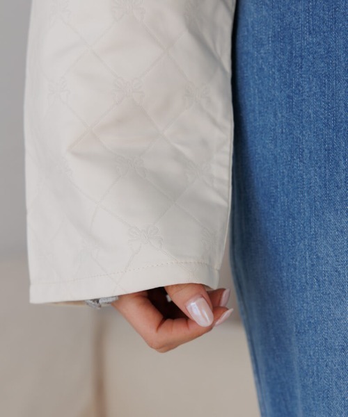 flower（フラワー）の「ライトリーリボンカーディガン（カーディガン/ボレロ・レディース・アイボリー・FREE）」の4枚目の写真