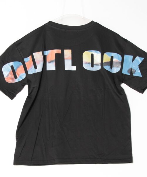 Asterellivi(アステレリビ)の「バックプリント半袖カットソー カットソー(Tシャツ/カットソー・レディース・ブラック/ホワイト・L/M/XL)」の3枚目の写真