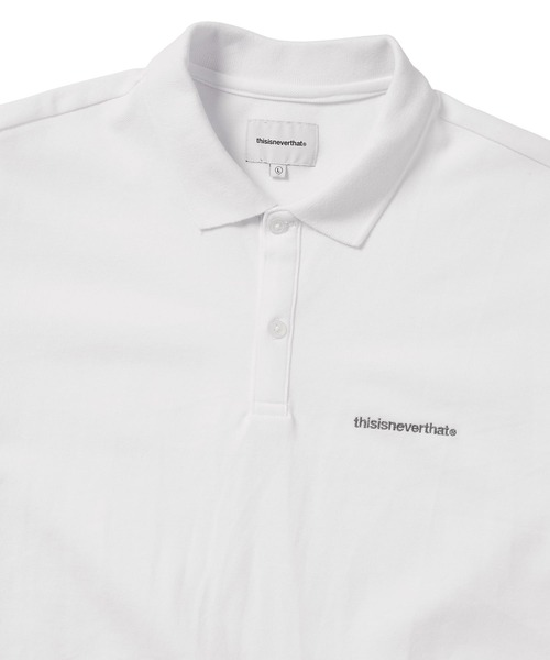 thisisneverthat(ディスイズネバーザット)の「T-Logo S/S Jersey Polo(ポロシャツ・メンズ・その他/ブラック/ホワイト/ライトオリーブ・S/XL/L/M)」の5枚目の写真