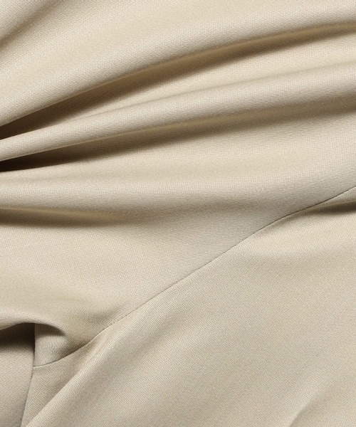 ESTNATION(エストネーション)の「ESTNATION / ウールドスキン タックワイドパンツ(その他パンツ・レディース・ベージュ/ネイビー・36/38)」の7枚目の写真