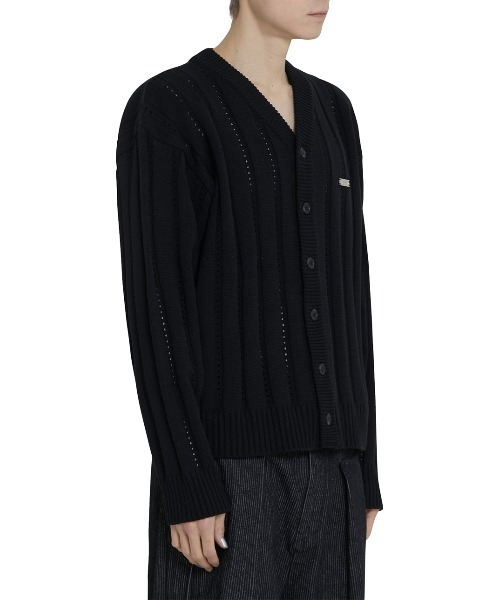 カーディガン 「OY/オーワイ」MODISH CROPPED STRIPE CARDIGAN /カーディガン レディース メンズ OY/オーワイ』MODISH CROPPED STRIPE CARDIGAN /カーディガン