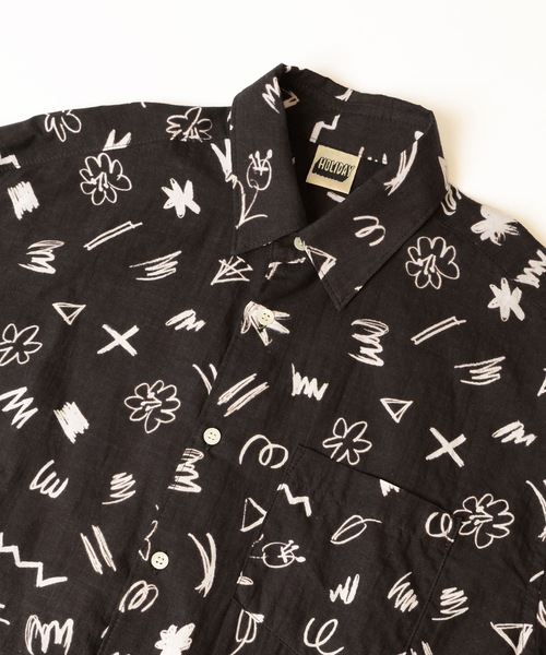 HOLIDAY（ホリデイ）の「SUNO&MORRISON KHADI BIG SHIRT スノアンドモリソンカディビッグシャツ（シャツ/ブラウス・レディース・ブラック・ONE SIZE）」の3枚目の写真