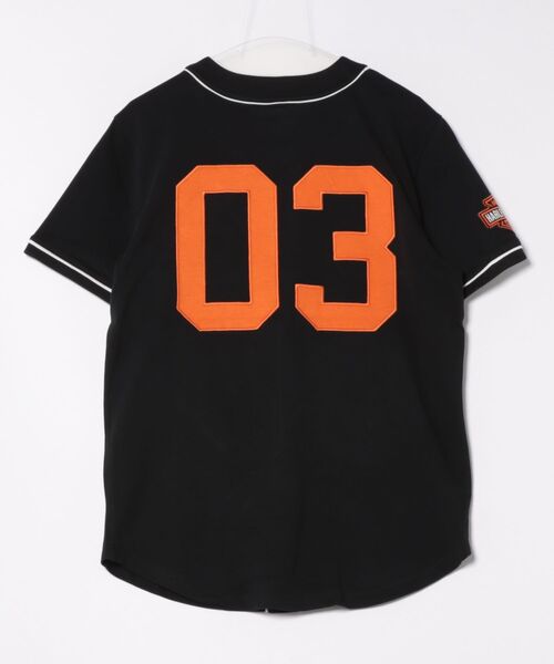 Harley-Davidson（ハーレーダビッドソン）の「03年ベースボール・ジャージー（パーカー・メンズ・ブラック系その他・SMALL/MEDIUM/LARGE/X-LARGE）」の3枚目の写真