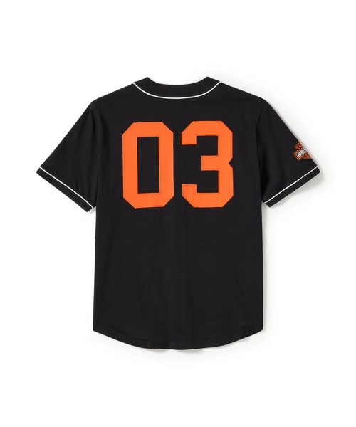 Harley-Davidson（ハーレーダビッドソン）の「03年ベースボール・ジャージー（パーカー・メンズ・ブラック系その他・SMALL/MEDIUM/LARGE/X-LARGE）」の2枚目の写真