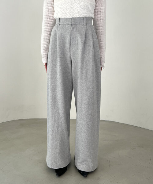 CAPRICIEUX LE'MAGE(カプリシューレマージュ)の「【yao企画】【高身長サイズあり】タックスウェットパンツ(その他パンツ・レディース・ホワイト系その他/グレー・38/TM/36)」の11枚目の写真