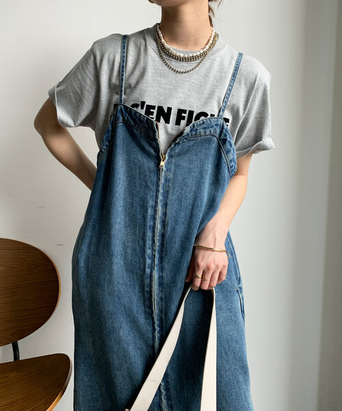 tシャツ 「新色追加」JES'EN FICHEフロッキーロゴTEE レディース 新色追加】JES'EN FICHEフロッキーロゴTEE（Tシャツ/カットソー