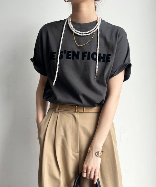 tシャツ 「新色追加」JES'EN FICHEフロッキーロゴTEE レディース 新色追加】JES'EN FICHEフロッキーロゴTEE（Tシャツ/カットソー