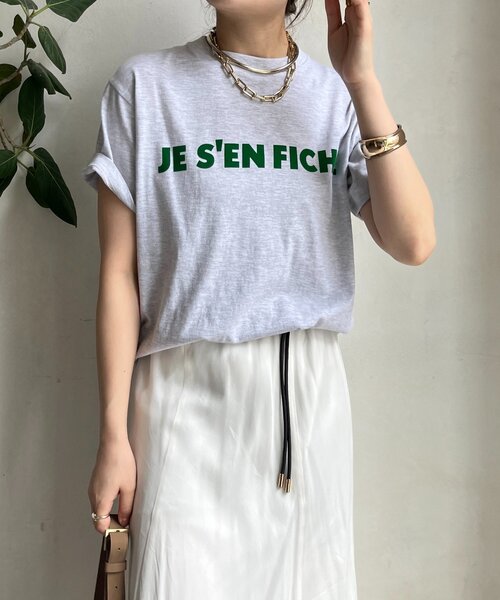 tシャツ 「新色追加」JES'EN FICHEフロッキーロゴTEE レディース 新色追加】JES'EN FICHEフロッキーロゴTEE（Tシャツ/カットソー