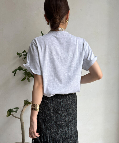 新色追加】JES'EN FICHEフロッキーロゴTEE（Tシャツ/カットソー