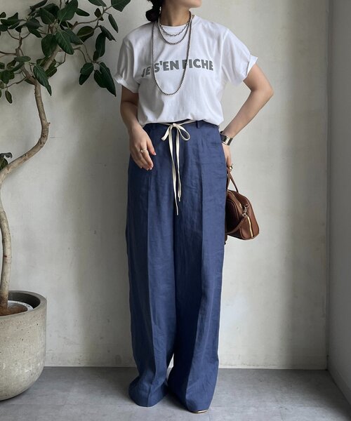 新色追加】JES'EN FICHEフロッキーロゴTEE（Tシャツ/カットソー
