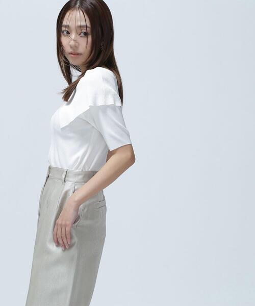NATURAL BEAUTY BASIC(ナチュラルビューティーベーシック)の「◇ビックカラーボートネックニット(ニット/セーター・レディース・ブラック/カーキ/オフホワイト・FREE)」の17枚目の写真