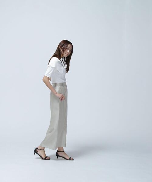 NATURAL BEAUTY BASIC(ナチュラルビューティーベーシック)の「◇ビックカラーボートネックニット(ニット/セーター・レディース・ブラック/カーキ/オフホワイト・FREE)」の14枚目の写真