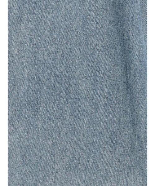 Te chichi TERRASSE（テチチテラス）の「ウエストリボンタックワイドデニムパンツ《2025spring catalog item》（その他パンツ・レディース・ブルー/サックスブルー/ベージュ・M/L）」の16枚目の写真