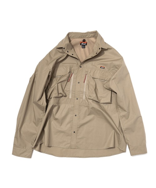 NANGA(ナンガ)の「MOUNTAIN FIELD SHIRT/マウンテンフィールドシャツ(シャツ/ブラウス・メンズ・モカ/ベージュ/セージグリーン・L/M/S/XL)」の9枚目の写真
