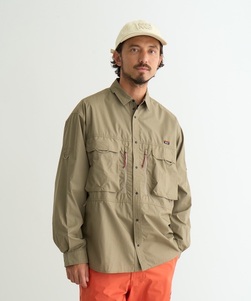 NANGA(ナンガ)の「MOUNTAIN FIELD SHIRT/マウンテンフィールドシャツ(シャツ/ブラウス・メンズ・モカ/ベージュ/セージグリーン・L/M/S/XL)」の21枚目の写真