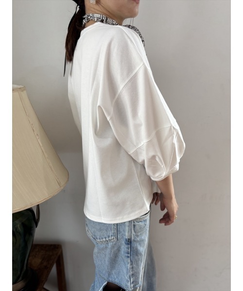 セール】【RE ARRIVAL】パフスリーブ5分袖Tシャツ（Tシャツ