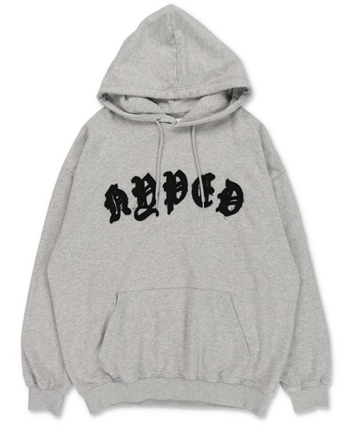 SPINNS(スピンズ)の「プルオーバーパーカー/オールドイングリッシュロゴ(パーカー・メンズ・ブラウン/ブラック系その他/杢グレー/ワイン・ONESIZE)」の1枚目の写真