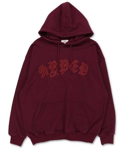 SPINNS(スピンズ)の「プルオーバーパーカー/オールドイングリッシュロゴ(パーカー・メンズ・ブラウン/ブラック系その他/杢グレー/ワイン・ONESIZE)」の4枚目の写真