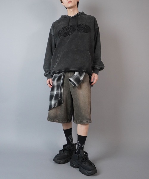 SPINNS(スピンズ)の「プルオーバーパーカー/オールドイングリッシュロゴ(パーカー・メンズ・ブラウン/ブラック系その他/杢グレー/ワイン・ONESIZE)」の5枚目の写真