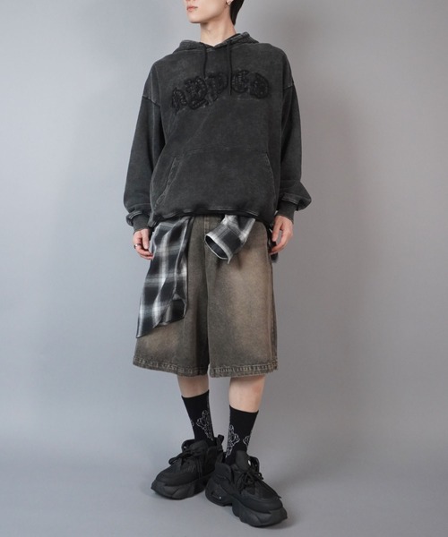 SPINNS(スピンズ)の「プルオーバーパーカー/オールドイングリッシュロゴ(パーカー・メンズ・ブラウン/ブラック系その他/杢グレー/ワイン・ONESIZE)」の11枚目の写真