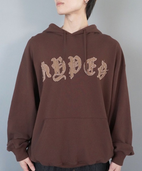 SPINNS(スピンズ)の「プルオーバーパーカー/オールドイングリッシュロゴ(パーカー・メンズ・ブラウン/ブラック系その他/杢グレー/ワイン・ONESIZE)」の14枚目の写真