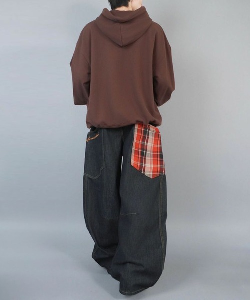 SPINNS(スピンズ)の「プルオーバーパーカー/オールドイングリッシュロゴ(パーカー・メンズ・ブラウン/ブラック系その他/杢グレー/ワイン・ONESIZE)」の19枚目の写真