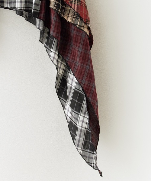 Chick(チック)の「Check Layered Skirt / チェックレイヤードスカート(スカート・レディース・マルチ・FREE)」の5枚目の写真