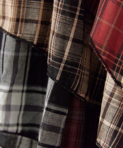 Chick(チック)の「Check Layered Skirt / チェックレイヤードスカート(スカート・レディース・マルチ・FREE)」の6枚目の写真