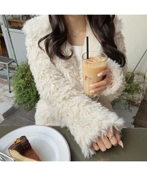 [ Ogue. ] fluffy fur like coat （フラッフィーファーライクコート）