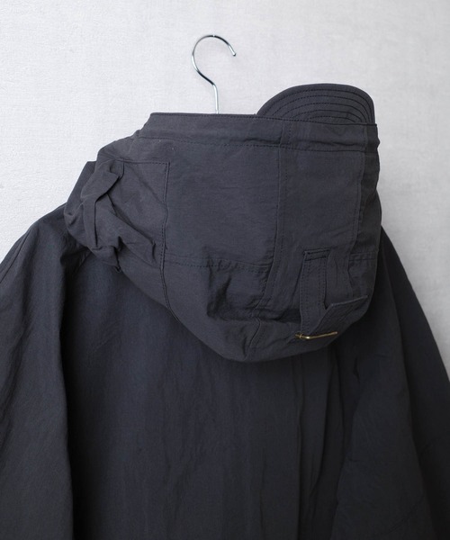 HOUSTON（ヒューストン）の「【T9】【HOUSTON】N/C SMOCK ZIP PARKA ナイロン×コットン スモック ジップ パーカー 51368（ミリタリージャケット・メンズ・ブルー/ブラック/グリーン系その他・MEDIUM/LARGE/X-LARGE）」の6枚目の写真