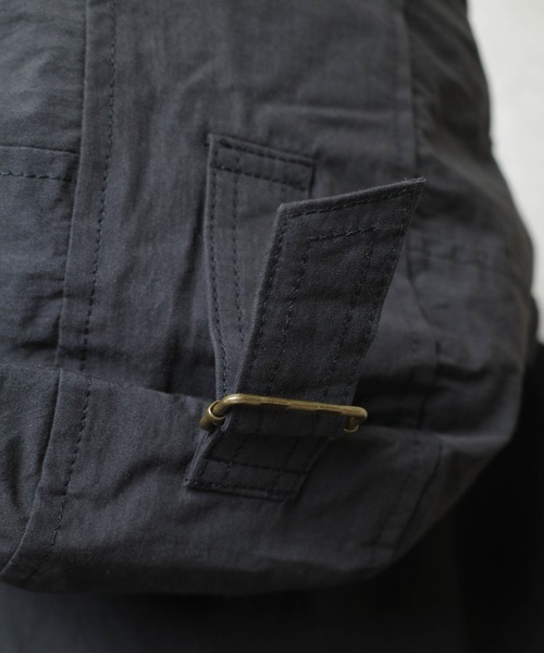 HOUSTON（ヒューストン）の「【T9】【HOUSTON】N/C SMOCK ZIP PARKA ナイロン×コットン スモック ジップ パーカー 51368（ミリタリージャケット・メンズ・ブルー/ブラック/グリーン系その他・MEDIUM/LARGE/X-LARGE）」の7枚目の写真