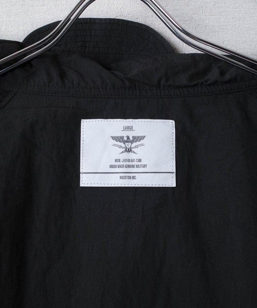 HOUSTON（ヒューストン）の「【T9】【HOUSTON】N/C SMOCK ZIP PARKA ナイロン×コットン スモック ジップ パーカー 51368（ミリタリージャケット・メンズ・ブルー/ブラック/グリーン系その他・MEDIUM/LARGE/X-LARGE）」の10枚目の写真