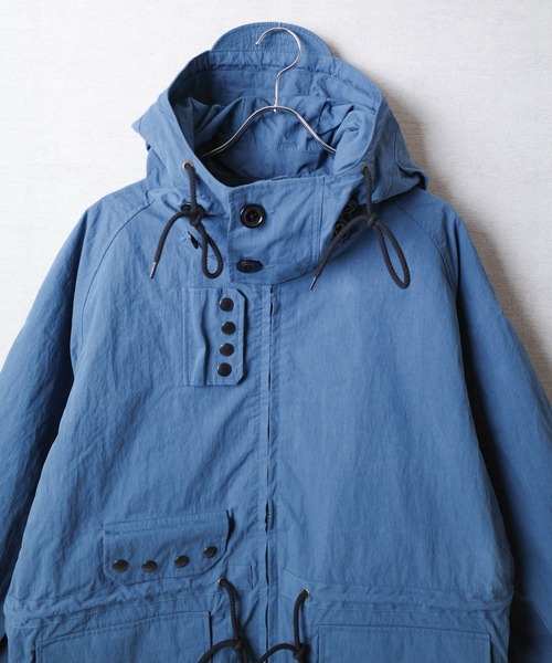 HOUSTON（ヒューストン）の「【T9】【HOUSTON】N/C SMOCK ZIP PARKA ナイロン×コットン スモック ジップ パーカー 51368（ミリタリージャケット・メンズ・ブルー/ブラック/グリーン系その他・MEDIUM/LARGE/X-LARGE）」の14枚目の写真