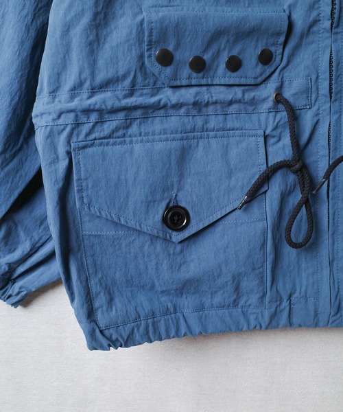 HOUSTON（ヒューストン）の「【T9】【HOUSTON】N/C SMOCK ZIP PARKA ナイロン×コットン スモック ジップ パーカー 51368（ミリタリージャケット・メンズ・ブルー/ブラック/グリーン系その他・MEDIUM/LARGE/X-LARGE）」の19枚目の写真