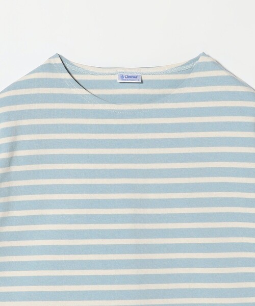 ORCIVAL(オーシバル)の「<ORCIVAL>クルーネック ショートスリーブ プルオーバー カットソー(Tシャツ/カットソー・レディース・ホワイト/ライトブルー/グレー・FREE)」の18枚目の写真