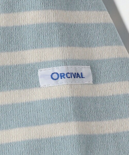ORCIVAL(オーシバル)の「<ORCIVAL>クルーネック ショートスリーブ プルオーバー カットソー(Tシャツ/カットソー・レディース・ホワイト/ライトブルー/グレー・FREE)」の21枚目の写真