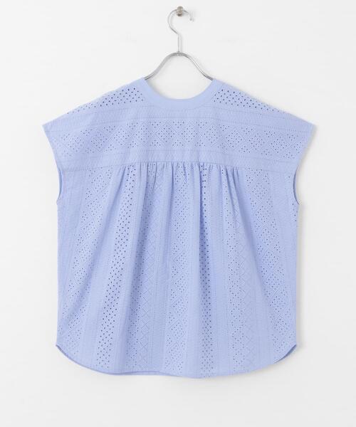 URBAN RESEARCH Sonny Label（アーバンリサーチサニーレーベル）の「『WEB限定』バンドカラーコットンレースシャツ（シャツ/ブラウス・レディース・ブルー系その他/ミント/ピンク/ブラック/アイボリー・FREE）」の22枚目の写真