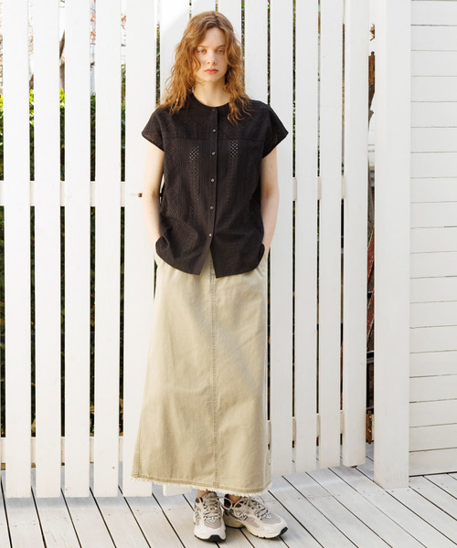 ブラウス シャツ 「WEB限定」バンドカラーコットンレースシャツ レディース URBAN RESEARCH Sonny Label ブラウス シャツ 「WEB限定」バンド