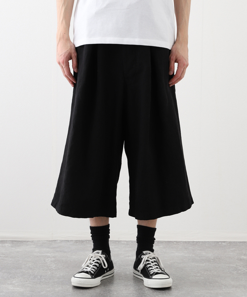 JOURNAL STANDARD（ジャーナルスタンダード）の「リネン イージークオーターパンツ（その他パンツ・メンズ・ブラック・LARGE/MEDIUM）」の5枚目の写真