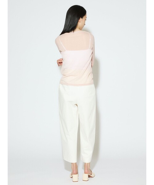 MIDIUMISOLID(ミディウミソリッド)の「MIDIUMISOLID for Ladies クロップドワイドパンツ(その他パンツ・レディース・ブラック/オフホワイト・36/38)」の9枚目の写真