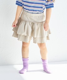 pairmanon（ペアマノン）の「ストレッチ素材 フリル スカッツ（スカート）」