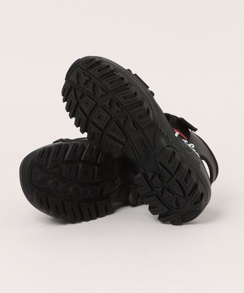 【FILA】 フィラ FILA TRACER SD SCRIPT BLACK/FILARED 国内発送 FILA フィラ TRACER SD SCRIPT フィラトレーサーサンダル