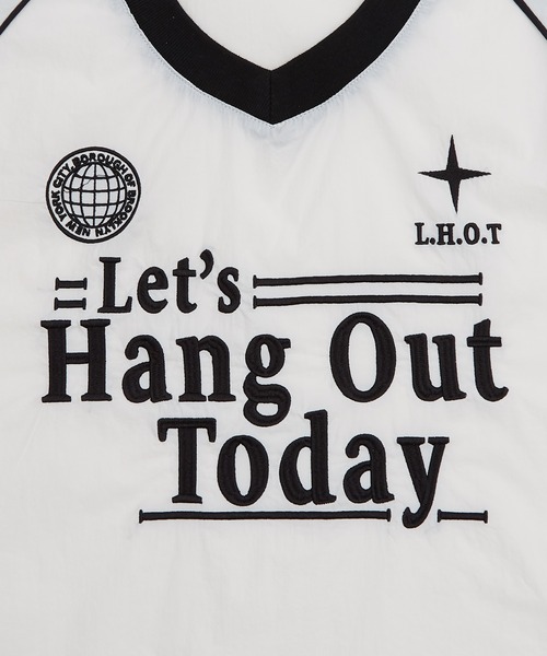 improves（インプローブス）の「ナイロン Vネック 半袖切替プルオーバー（Tシャツ/カットソー・メンズ・ホワイト/ネイビー/ブラック・MEDIUM/LARGE）」の20枚目の写真