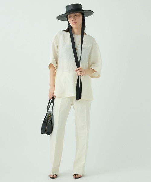 Chaos（カオス）の「Chaos(カオス)/パースローブパンツ ◆セットアップ可◆（その他パンツ・レディース・ブラック/アイボリー/ミント・36/38）」の4枚目の写真